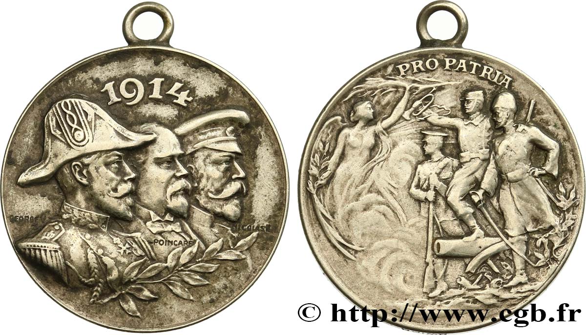 III REPUBLIC Médaille, Pro Patria XF