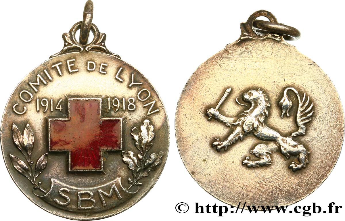 DRITTE FRANZOSISCHE REPUBLIK Médaille, SBM, Comité de Lyon SS