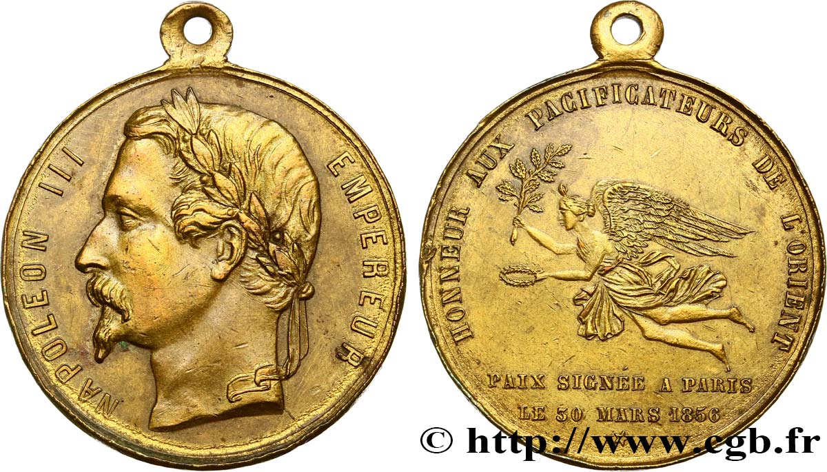 ZWEITES KAISERREICH Médaille, Paix après la Guerre de Crimée SS