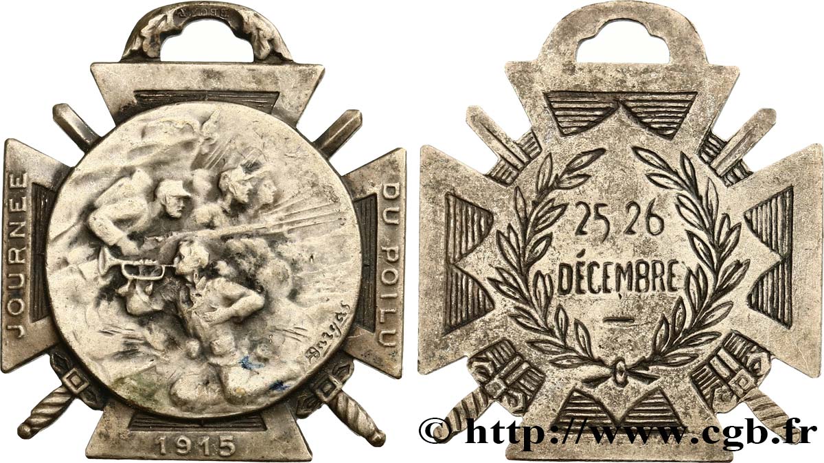 TERZA REPUBBLICA FRANCESE Médaille, Journée du Poilu BB