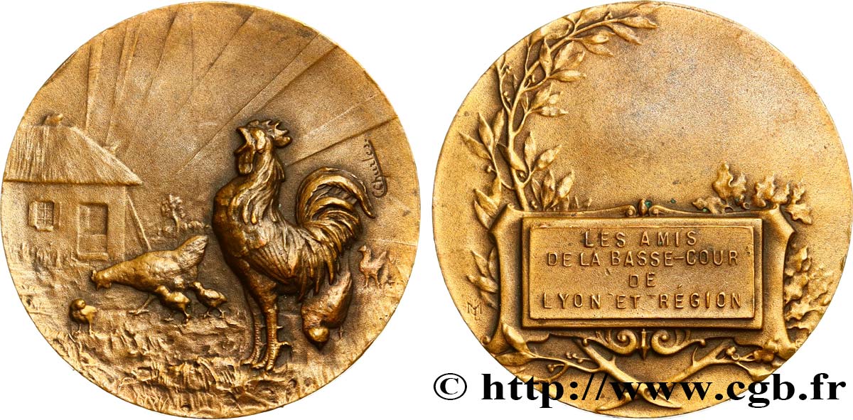 PRIZES AND REWARDS Médaille, Les amis de la basse-cour XF