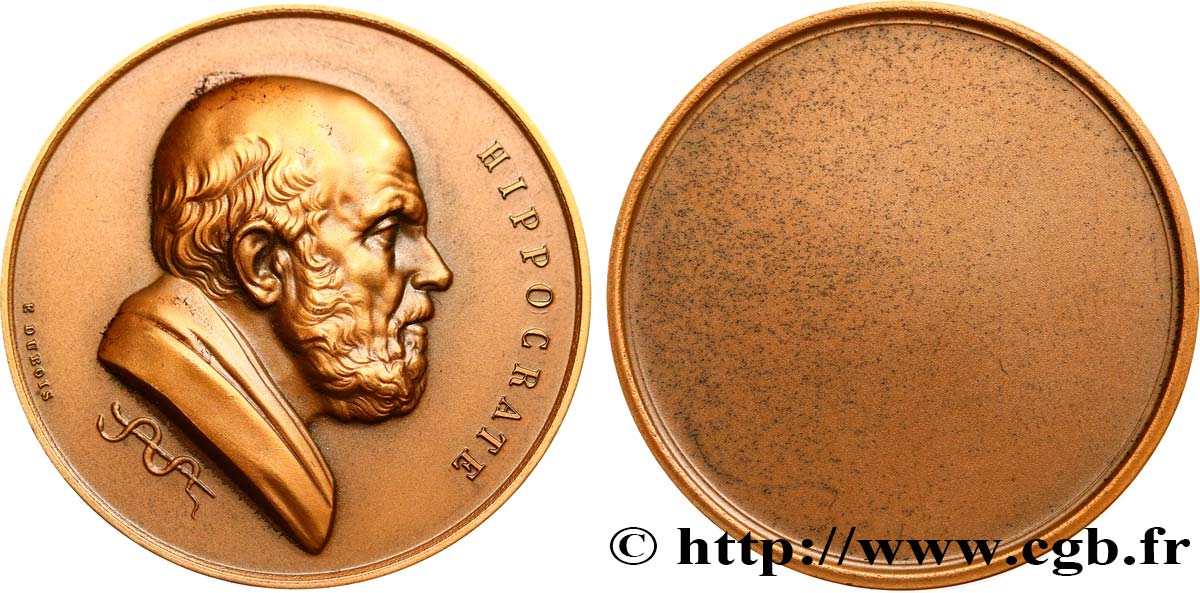FUNFTE FRANZOSISCHE REPUBLIK Médaille d’Hippocrate, école de médecine fVZ