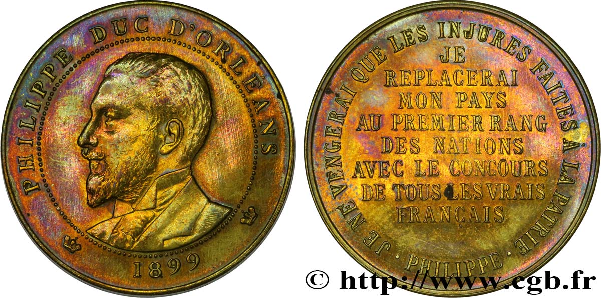 DRITTE FRANZOSISCHE REPUBLIK Médaille de propagande fVZ