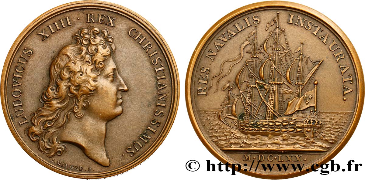 GALERES ROYALES Médaille de la marine française, Emile Valtier EBC