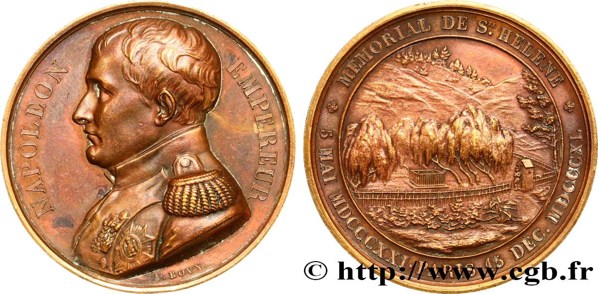 LOUIS-PHILIPPE I Médaille du mémorial de St-Hélène XF