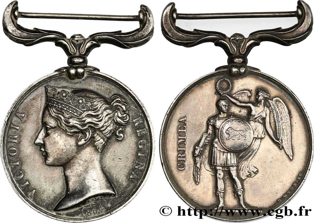 GRANDE BRETAGNE - VICTORIA Médaille de Crimée TTB+