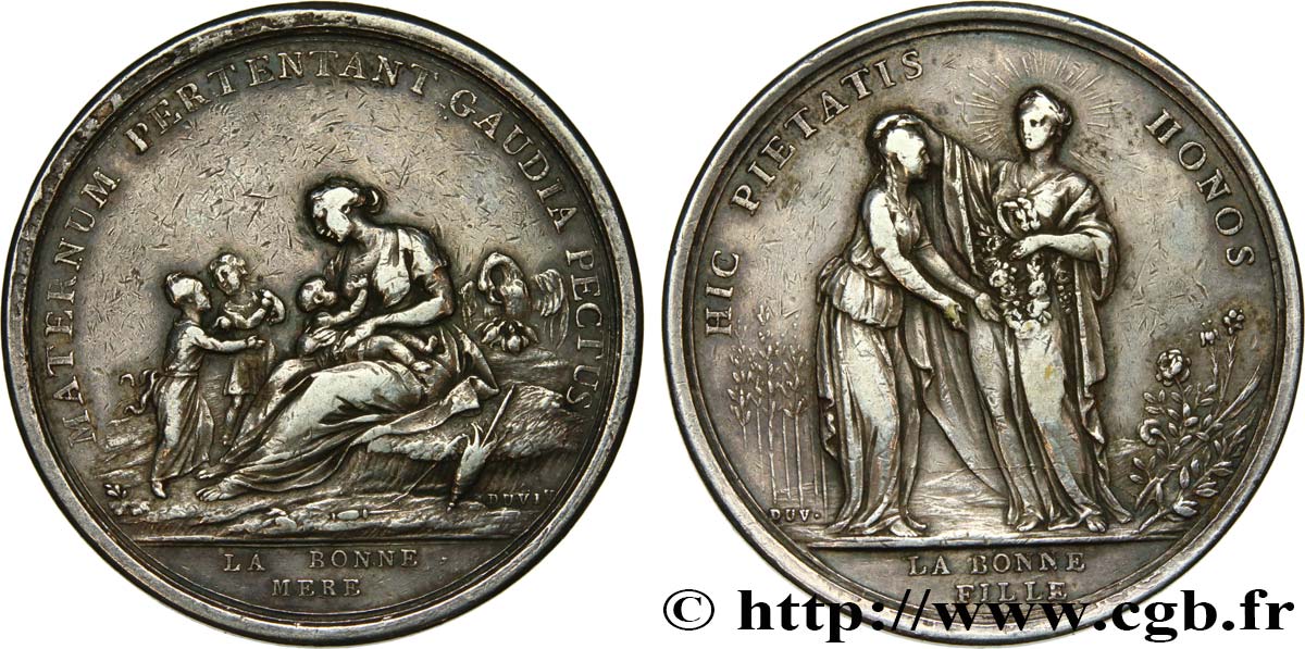 NORMANDIE (NOBLESSE ET VILLES DE...) Médaille de récompense, rosières de Canon, Mézidon et Vieux Fumé BB