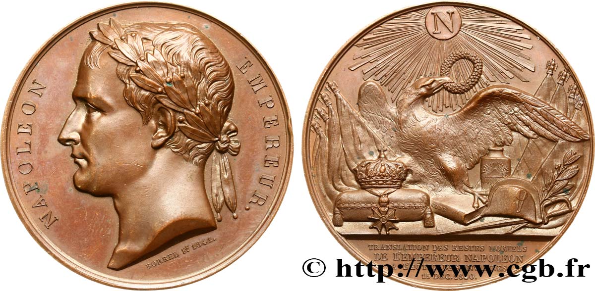PRIMO IMPERO Médaille, Retour des cendres de Napoléon Ier SPL