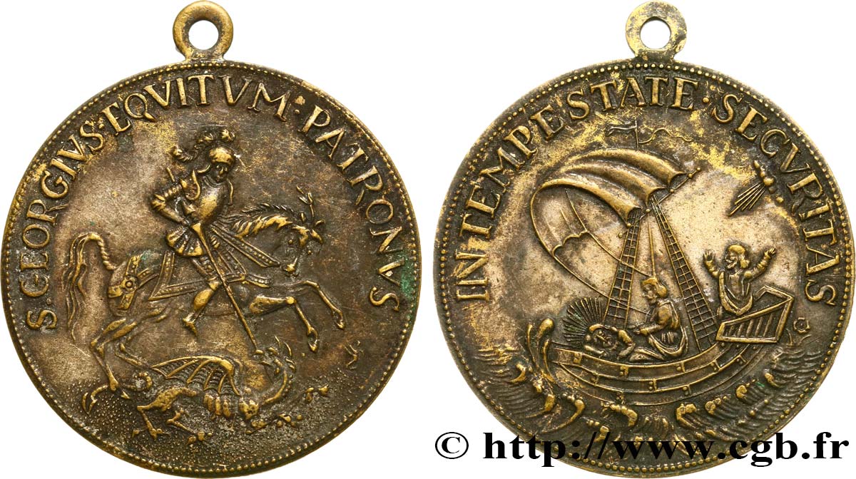 SOLDIER S MEDAL Médaille de soldat XVIIIe siècle AU
