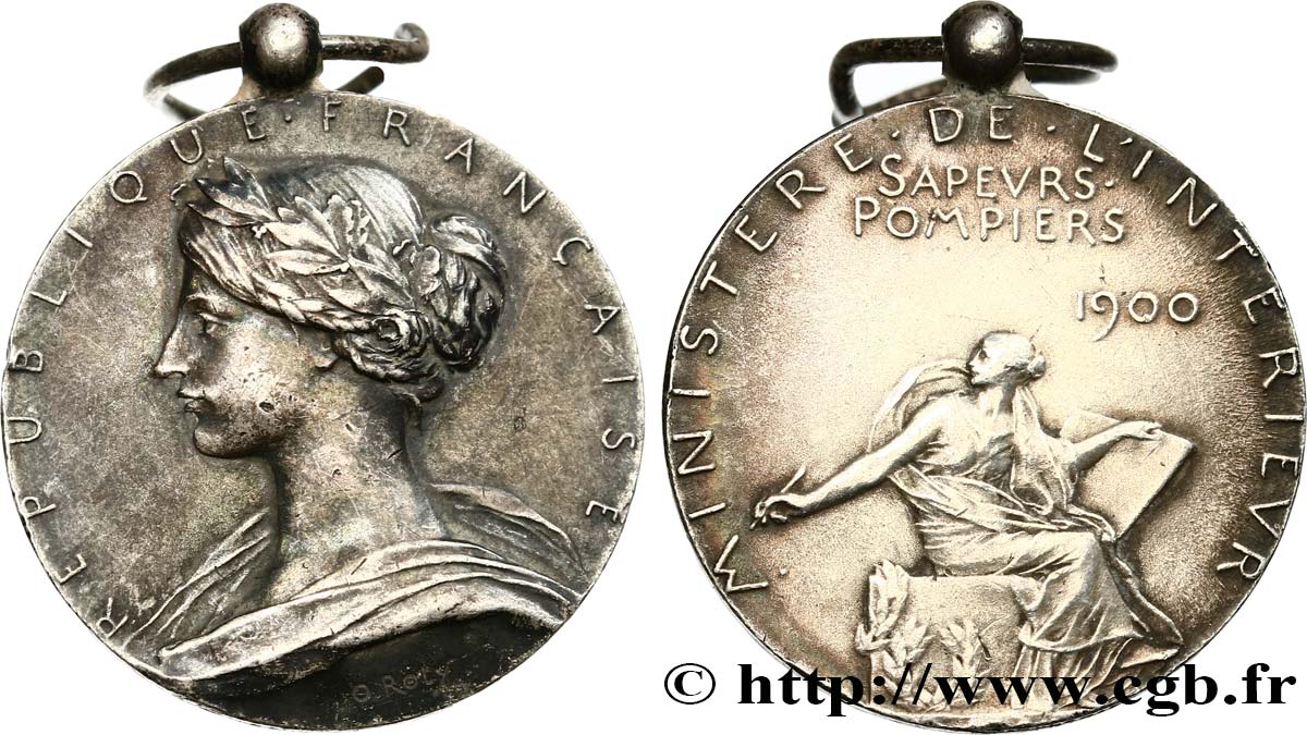 DRITTE FRANZOSISCHE REPUBLIK Médaille pour actes de dévouement SS