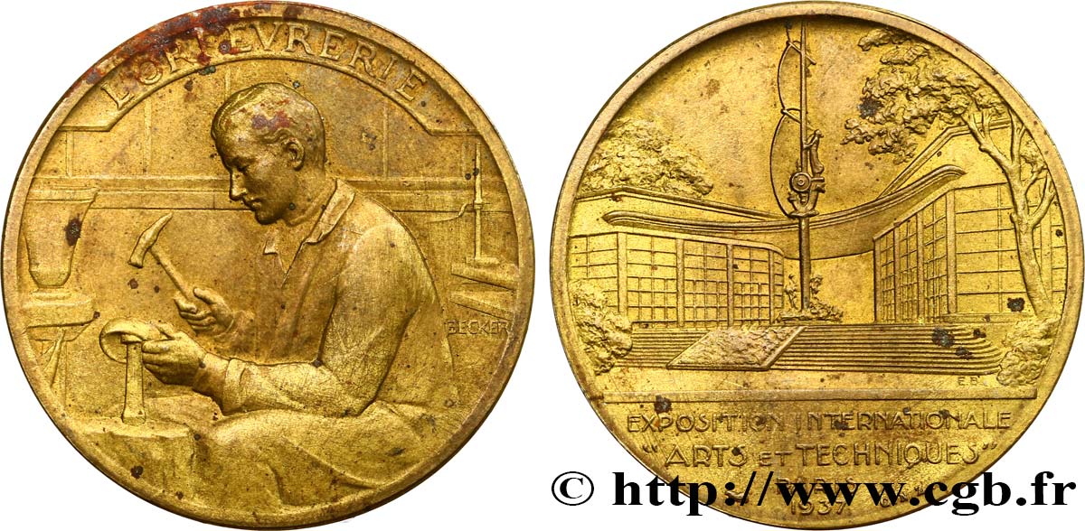 III REPUBLIC Médaille d’Orfèvrerie - Exposition Art et Techniques AU