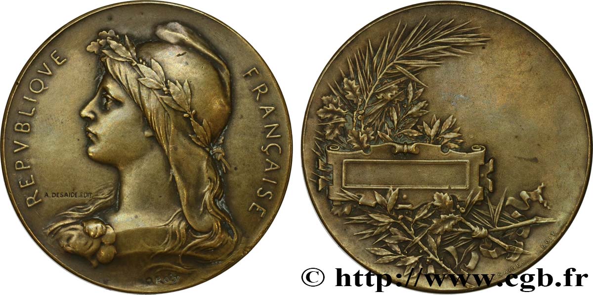 DRITTE FRANZOSISCHE REPUBLIK Médaille de récompense SS