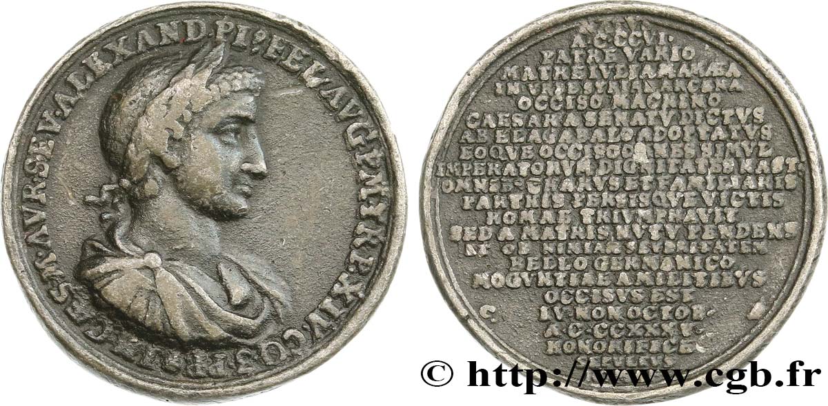 ITALIEN Médaille antiquisante, Elagabal SS