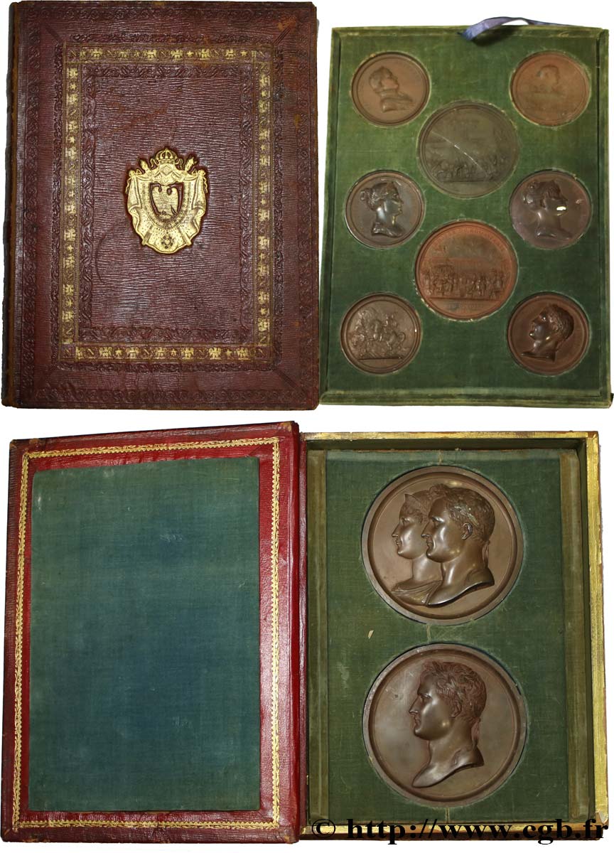 PRIMO IMPERO Coffret Révolution et Napoléon Ier contenant des tirages en étain bronzé q.SPL