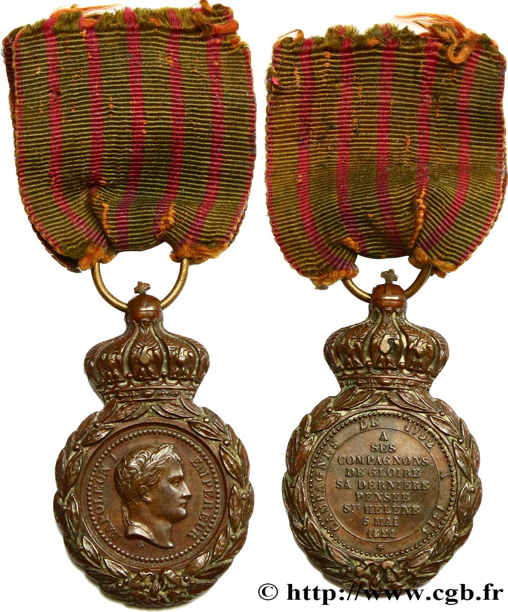 PREMIER EMPIRE / FIRST FRENCH EMPIRE Médaille de Sainte-Hélène AU