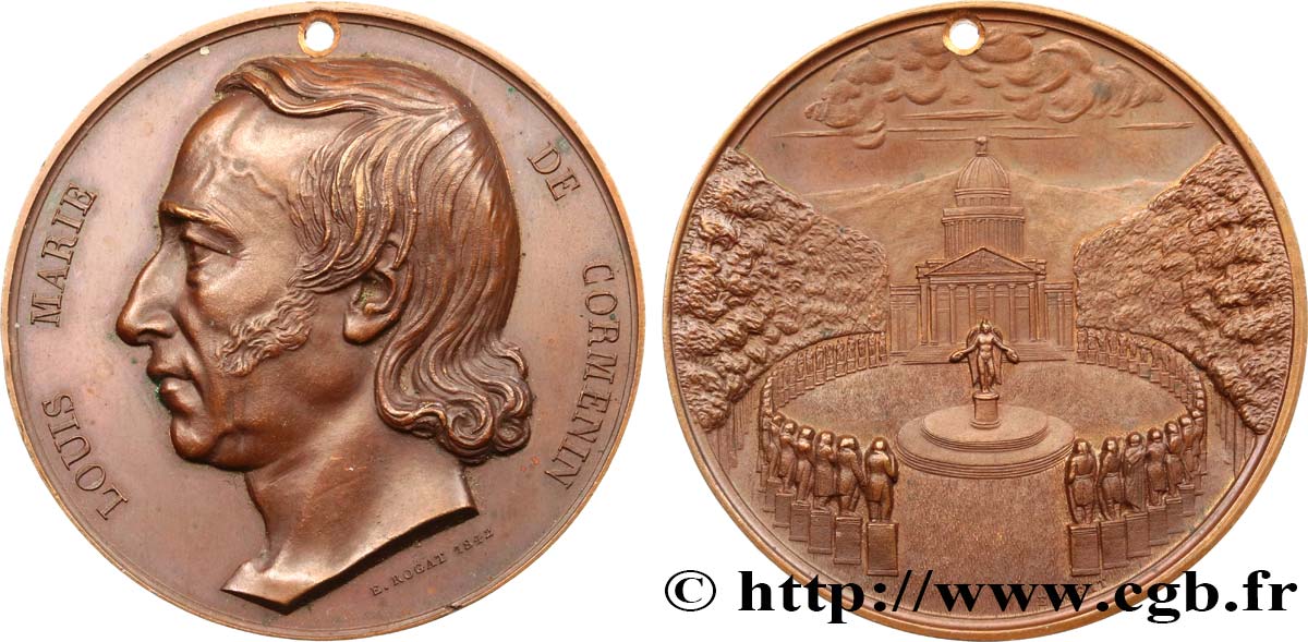 LOUIS-PHILIPPE I Médaille pour Louis Marie de Cormenin AU