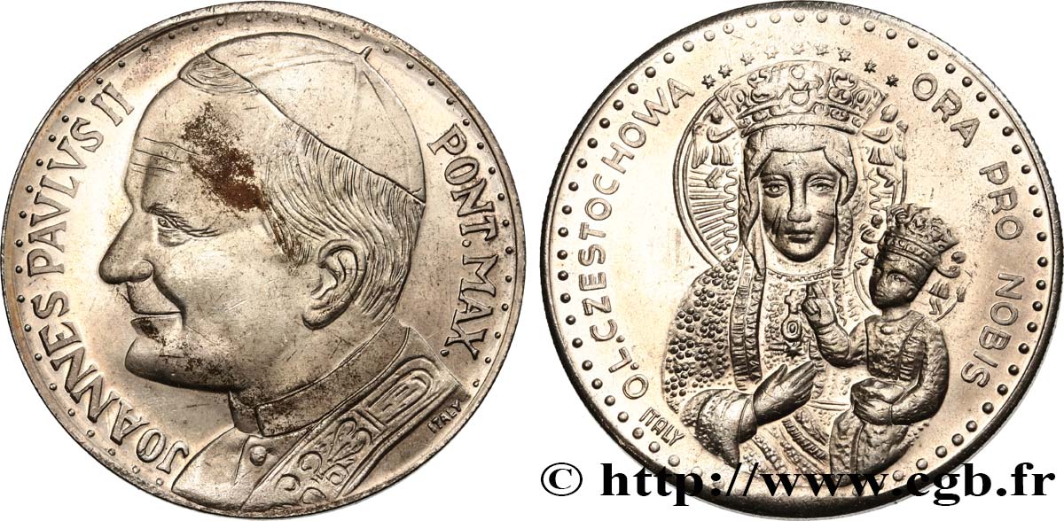 VATICANO E STATO PONTIFICIO Médaille du pape Jean-Paul II SPL