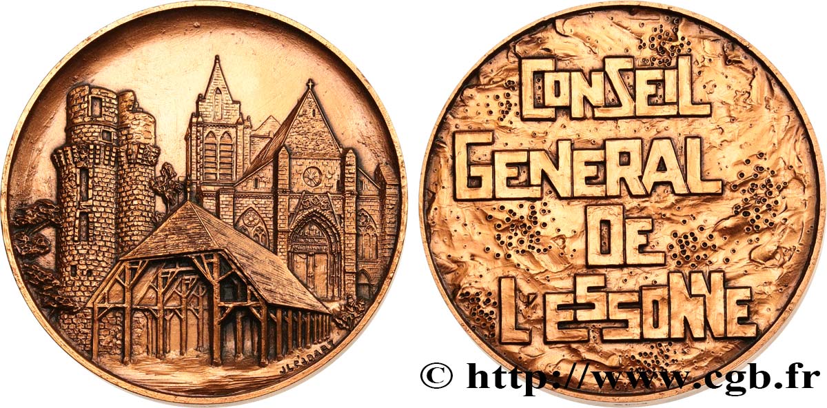 CINQUIÈME RÉPUBLIQUE Médaille du Conseil général, Essonne SUP