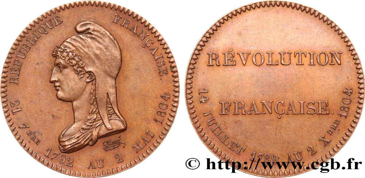 METALLIC SERIES OF THE KINGS OF FRANCE  Révolution Française, République Française AU