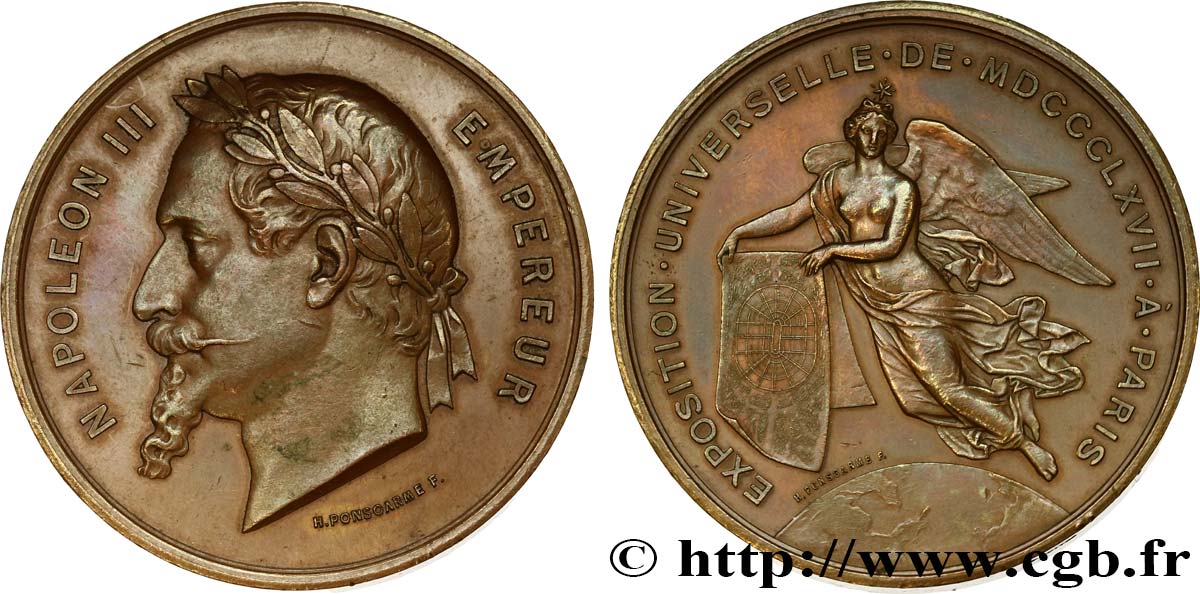 ZWEITES KAISERREICH Médaille de l’Exposition universelle SS