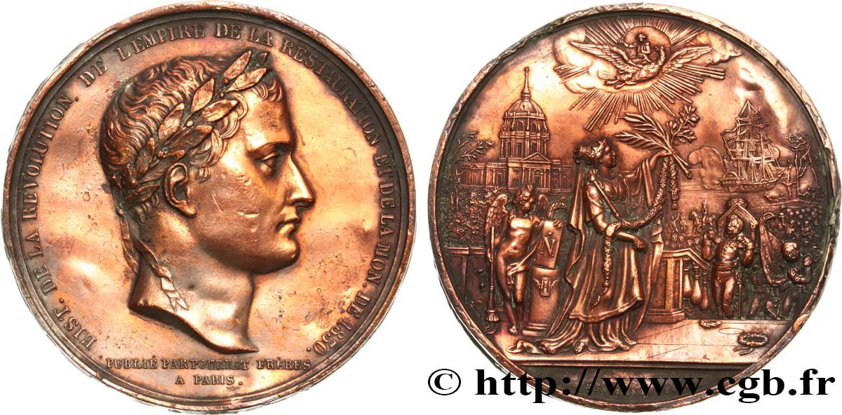 LOUIS-PHILIPPE I Médaille pour l’ouvrage de L. Vivien, retour des cendres de Napoléon Ier XF