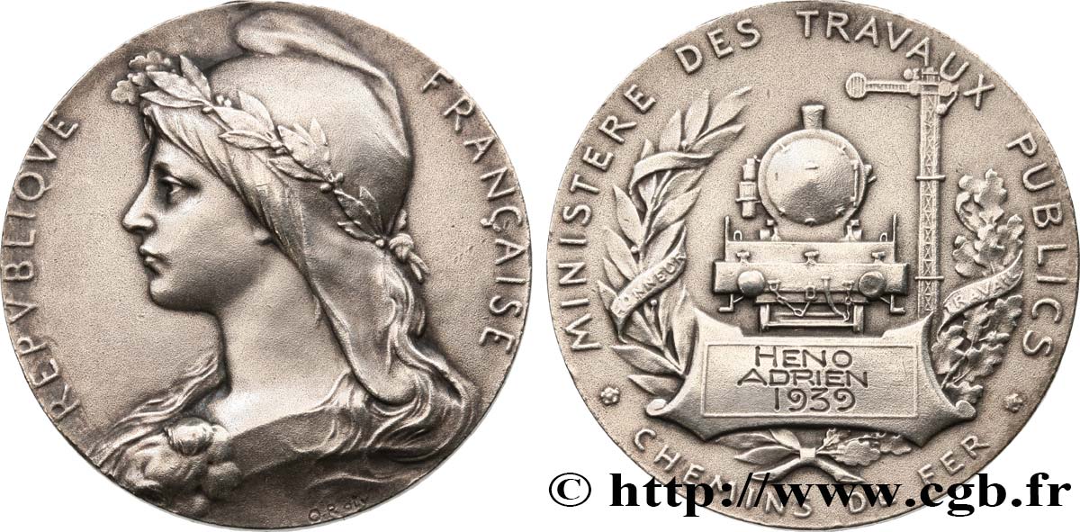 TERZA REPUBBLICA FRANCESE Médaille de récompense BB