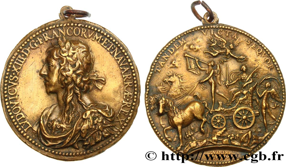 LOUIS XIII  Médaille de Louis XIII SS