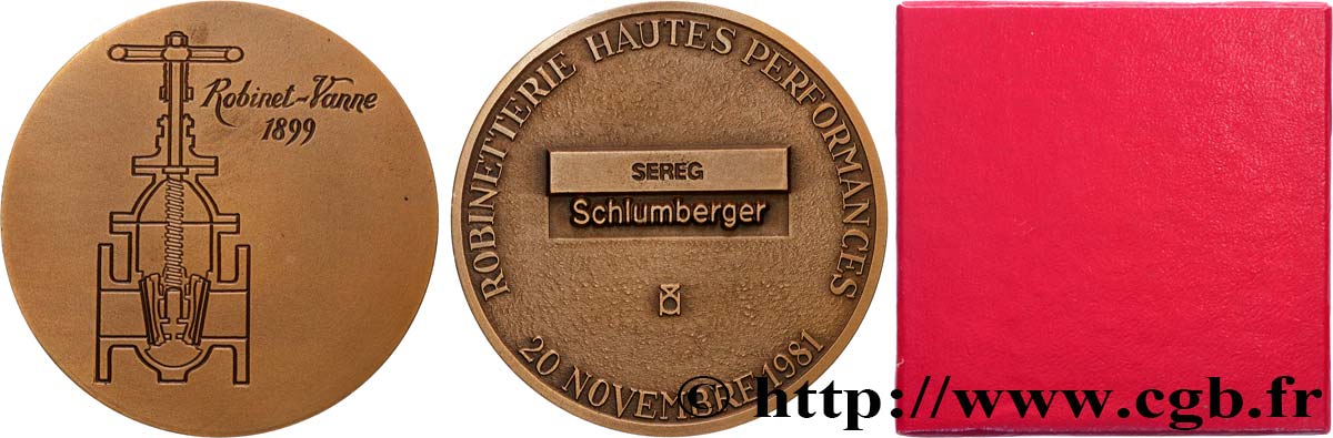 CINQUIÈME RÉPUBLIQUE Médaille, Robinet-Vanne SUP