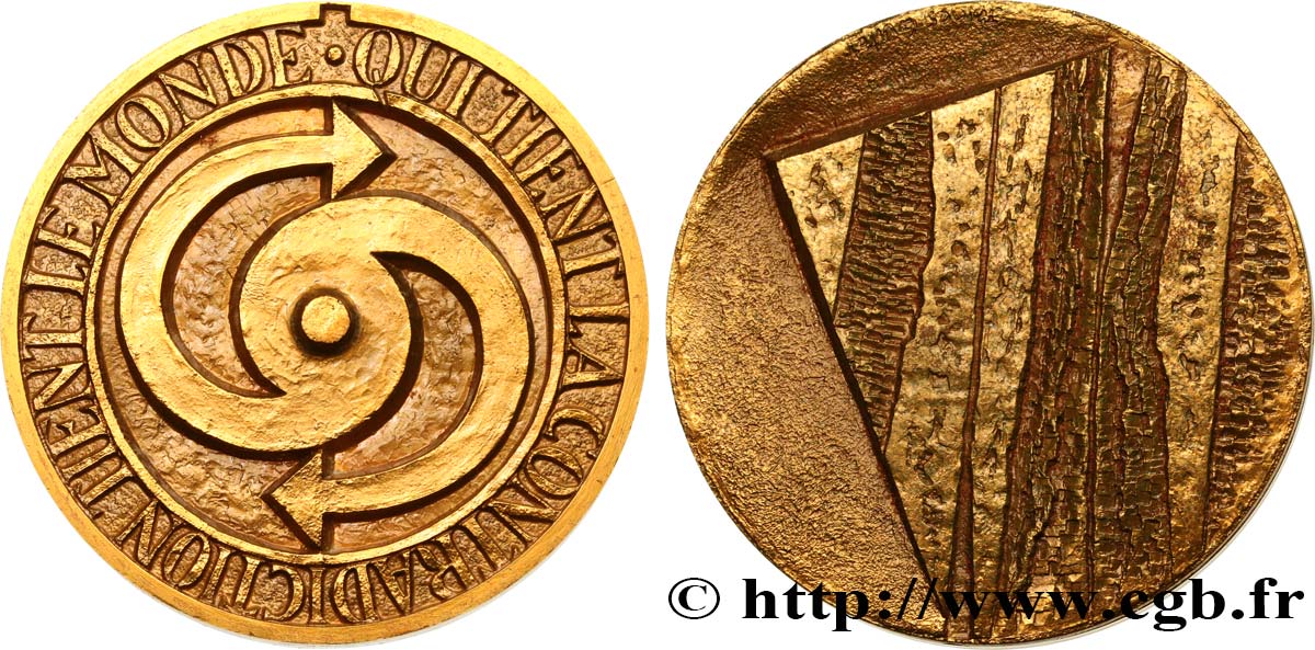ROMANIA Médaille, La technique du contradictoire de Stephane Lupasco AU