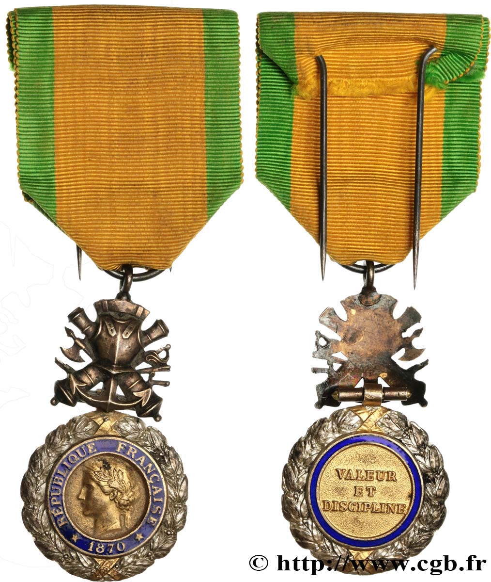 III REPUBLIC Médaille militaire, sous-officier XF