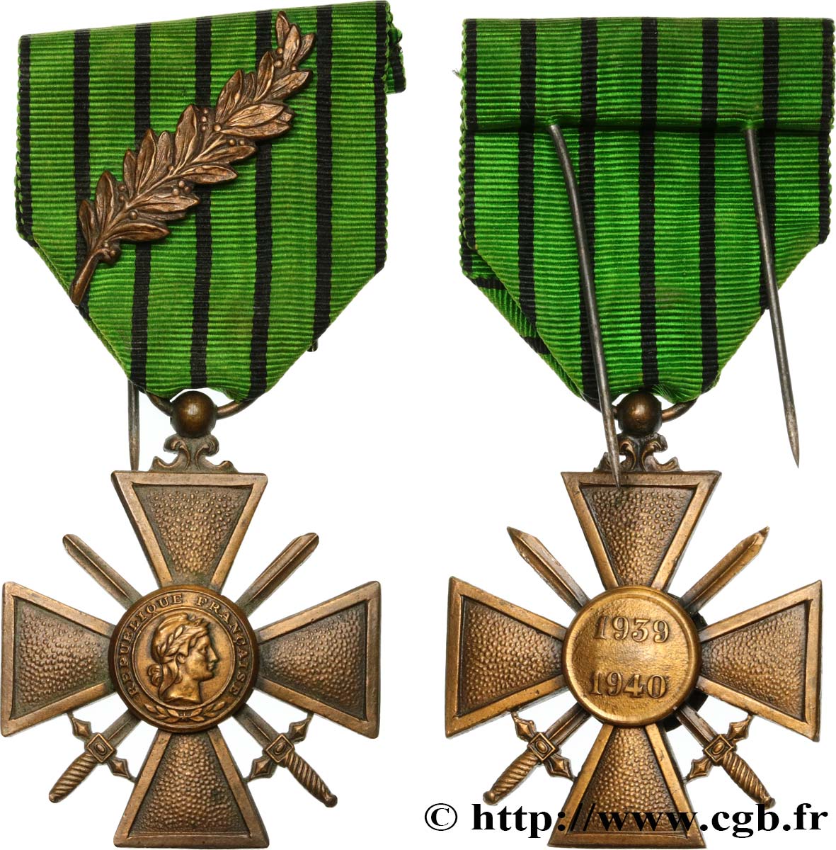 FRENCH STATE Croix de guerre de l’État français AU