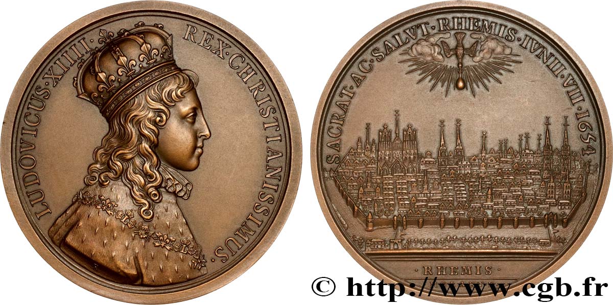 LOUIS XIV LE GRAND OU LE ROI SOLEIL Le sacre de Reims, frappe moderne SPL