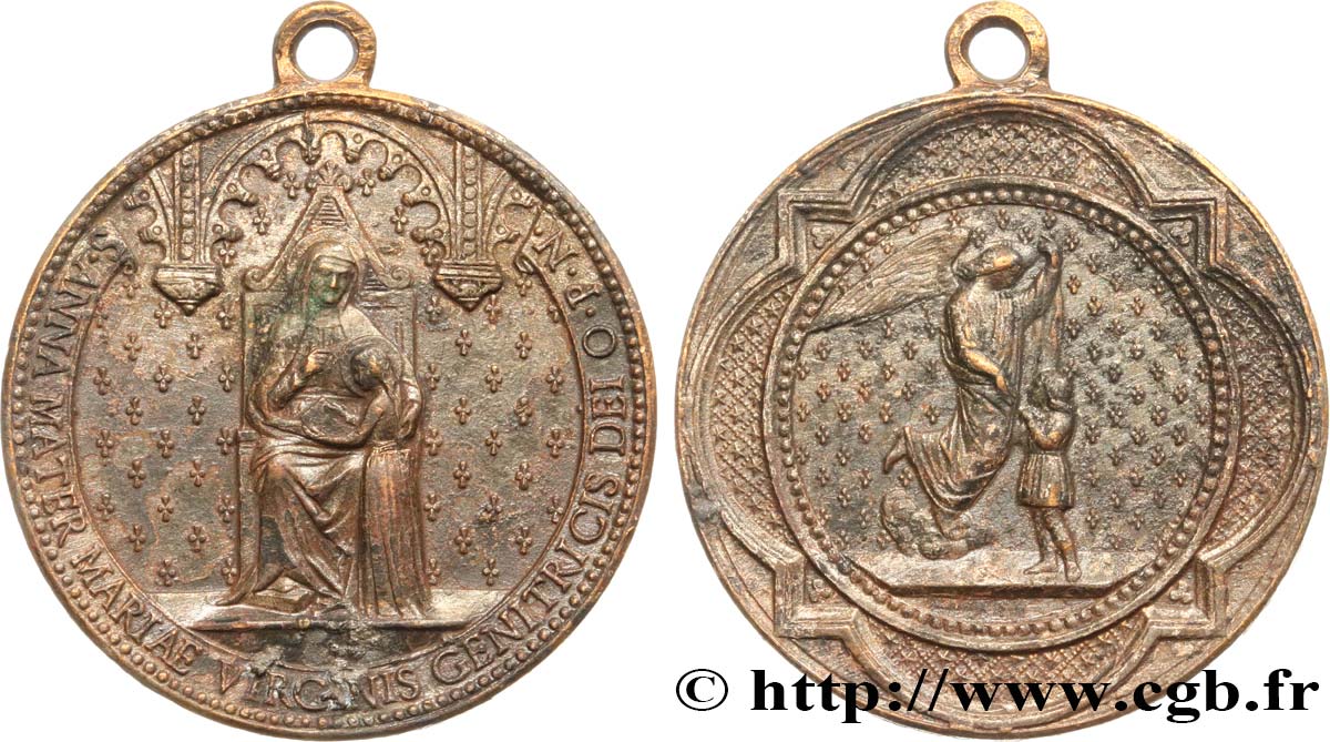MÉDAILLES RELIGIEUSES Médaille de la Vierge SS