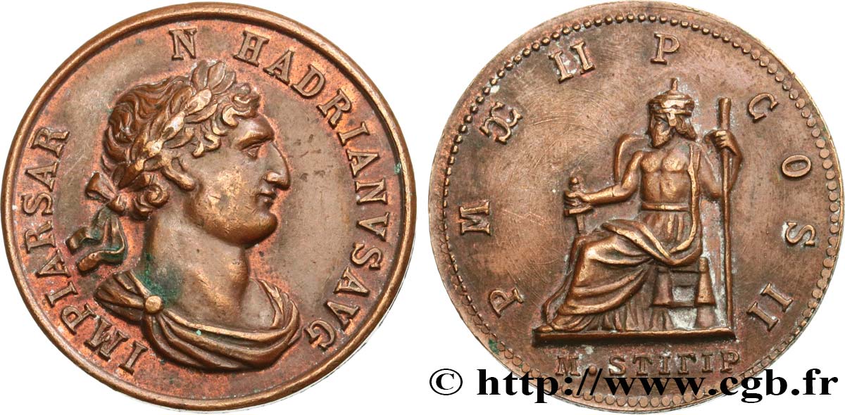 ITALIA Médaille antiquisante, Hadrian SPL
