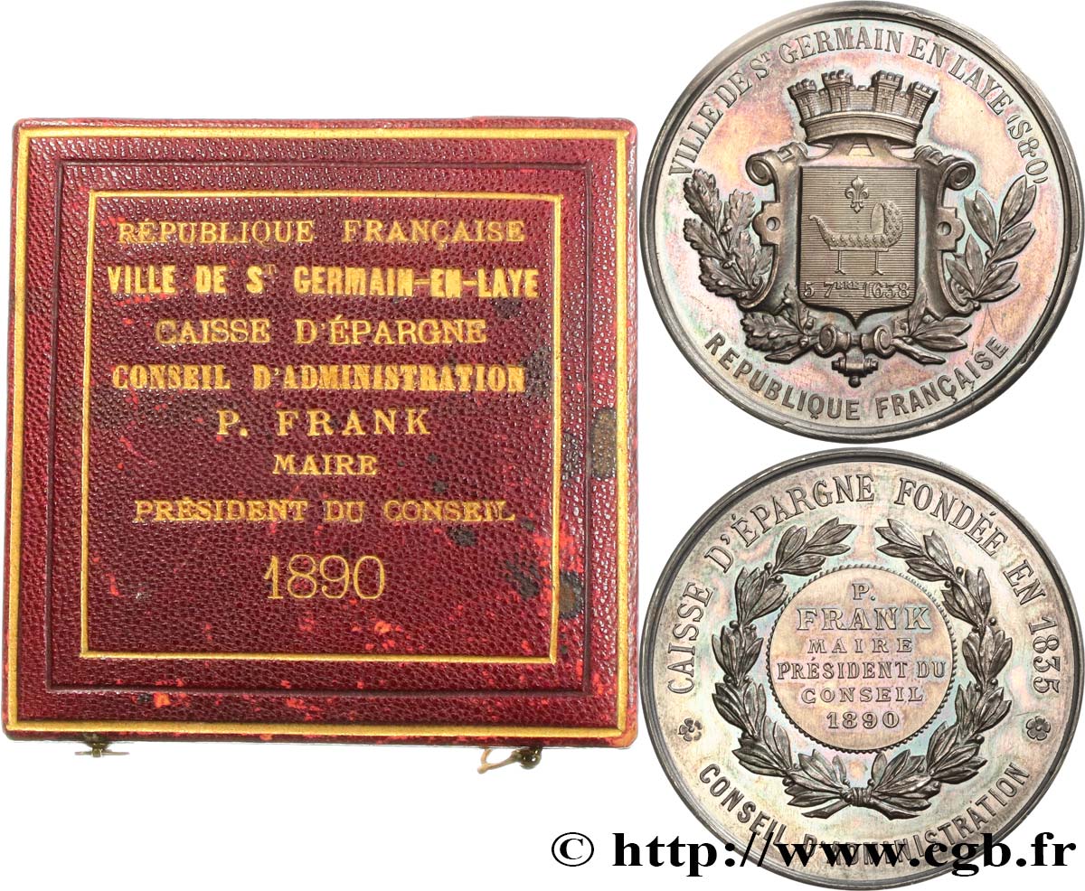 CAISSES D ÉPARGNE Médaille, Caisse d’épargne, Conseil d’administration, Paul Frank AU