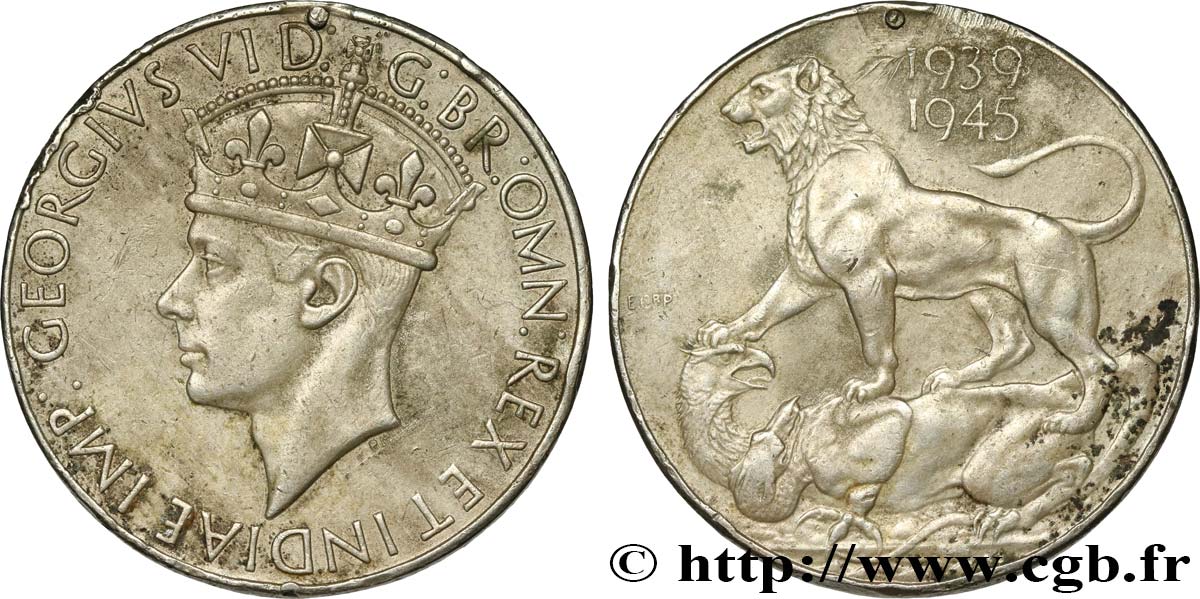 GREAT-BRITAIN - GEORGE VI Médaille de guerre, 1939-1945 XF