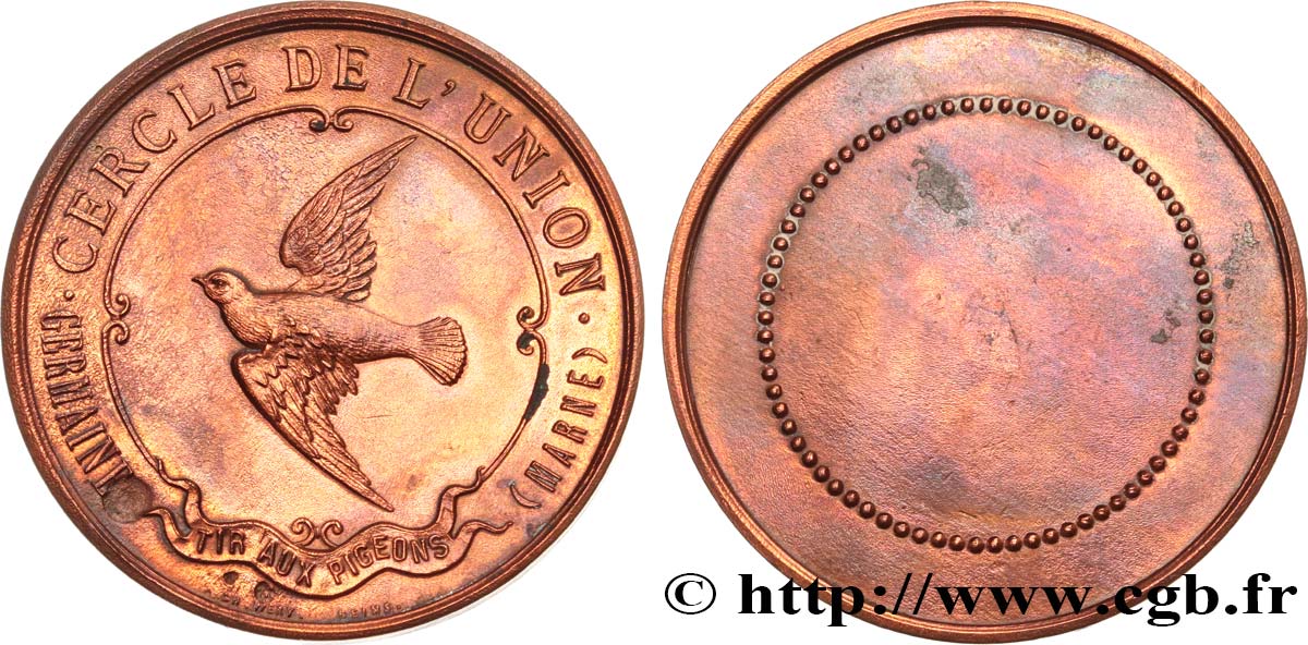 TIR ET ARQUEBUSE Médaille, Cercle de l’Union SS