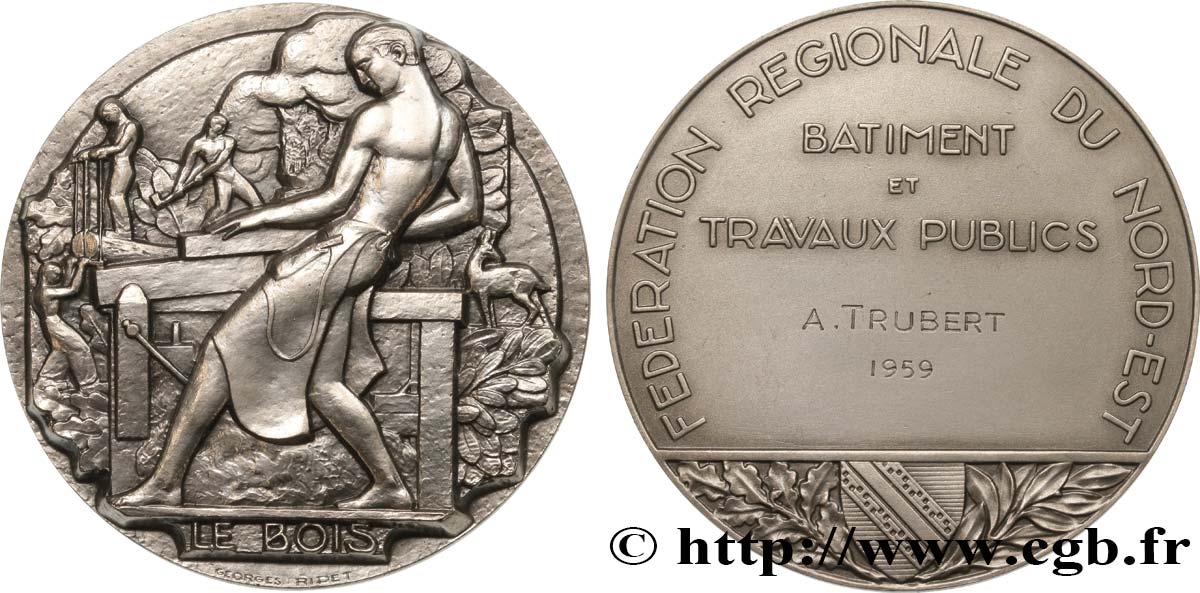 TIMBER INDUSTRY Médaille, Le Bois AU