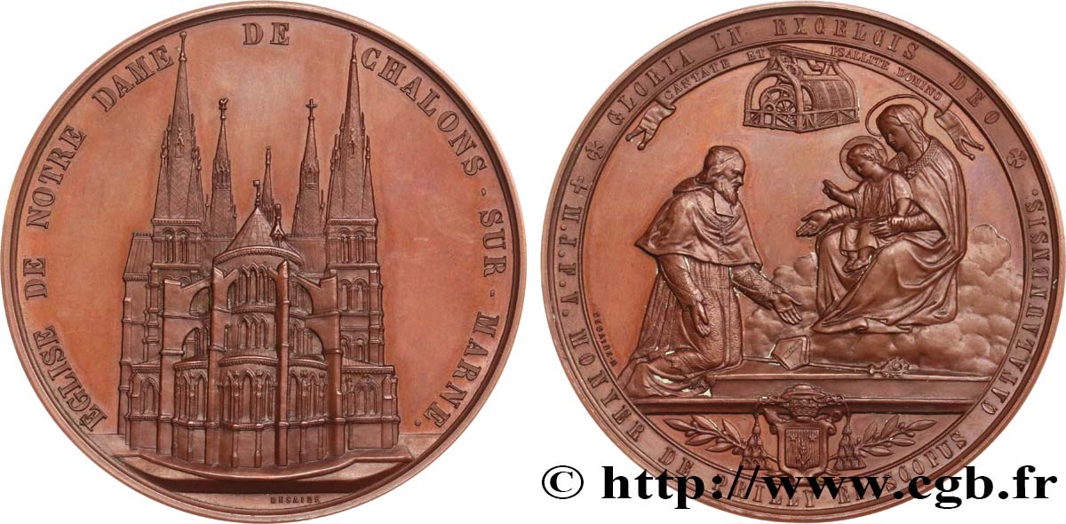 ÉGLISES Médaille, église Notre Dame de Châlons-sur-Marne SUP