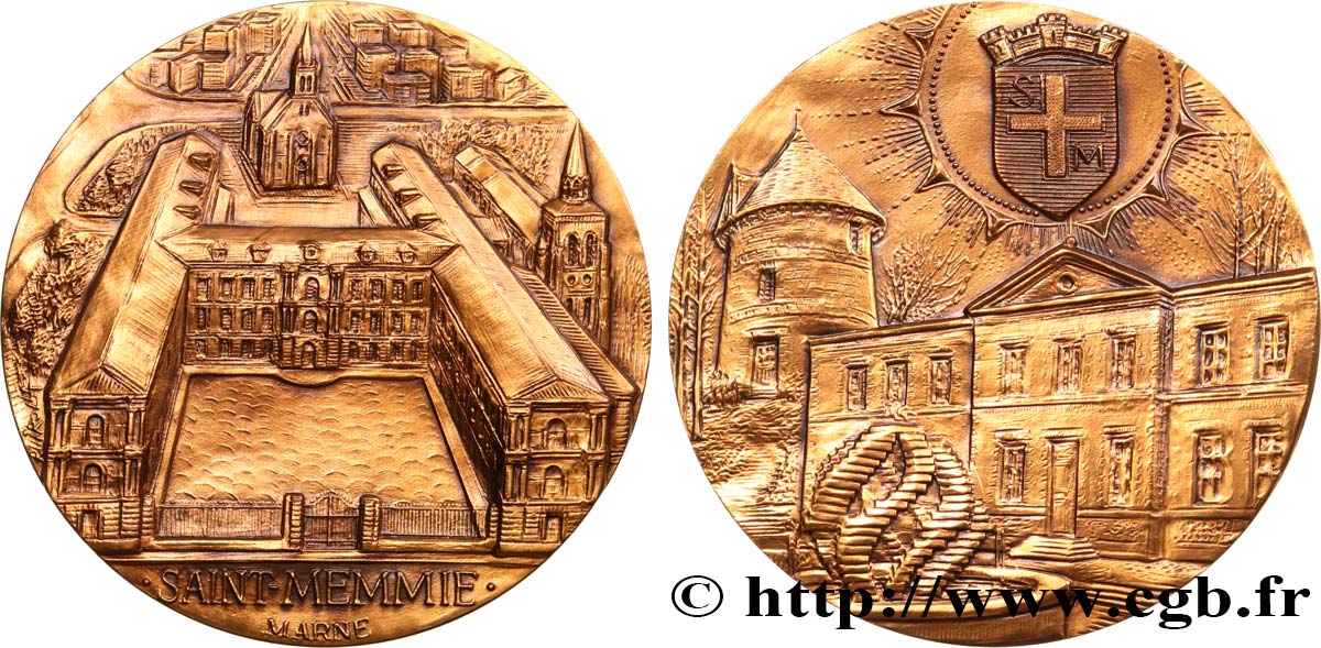 CINQUIÈME RÉPUBLIQUE Médaille, Saint-Memmie SUP