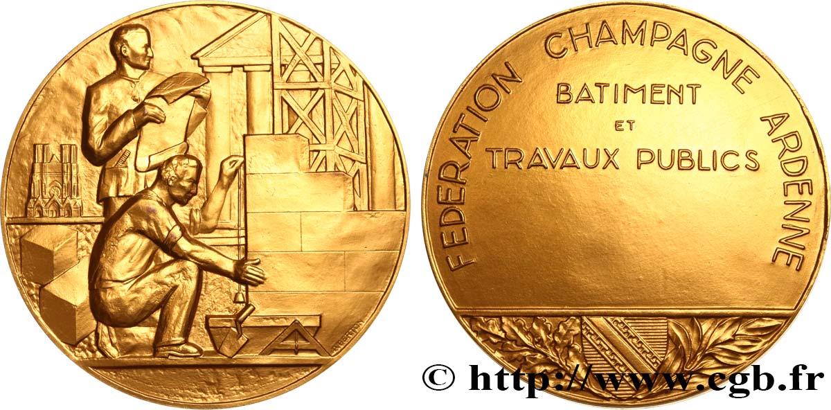 COMPANIES, INDUSTRIES AND MISCELLANEOUS TRADES Médaille, Construction AU