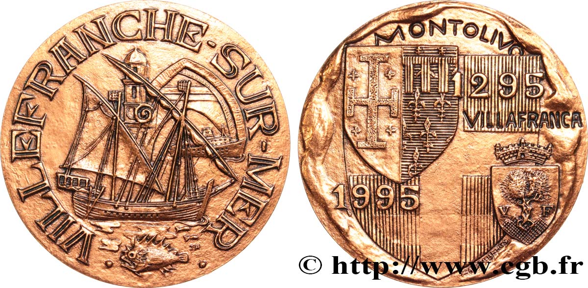 QUINTA REPUBBLICA FRANCESE Médaille, 700 ans d’anniversaire SPL