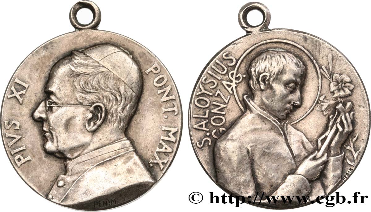 VATICAN AND PAPAL STATES Médaille du pape Pie XI XF
