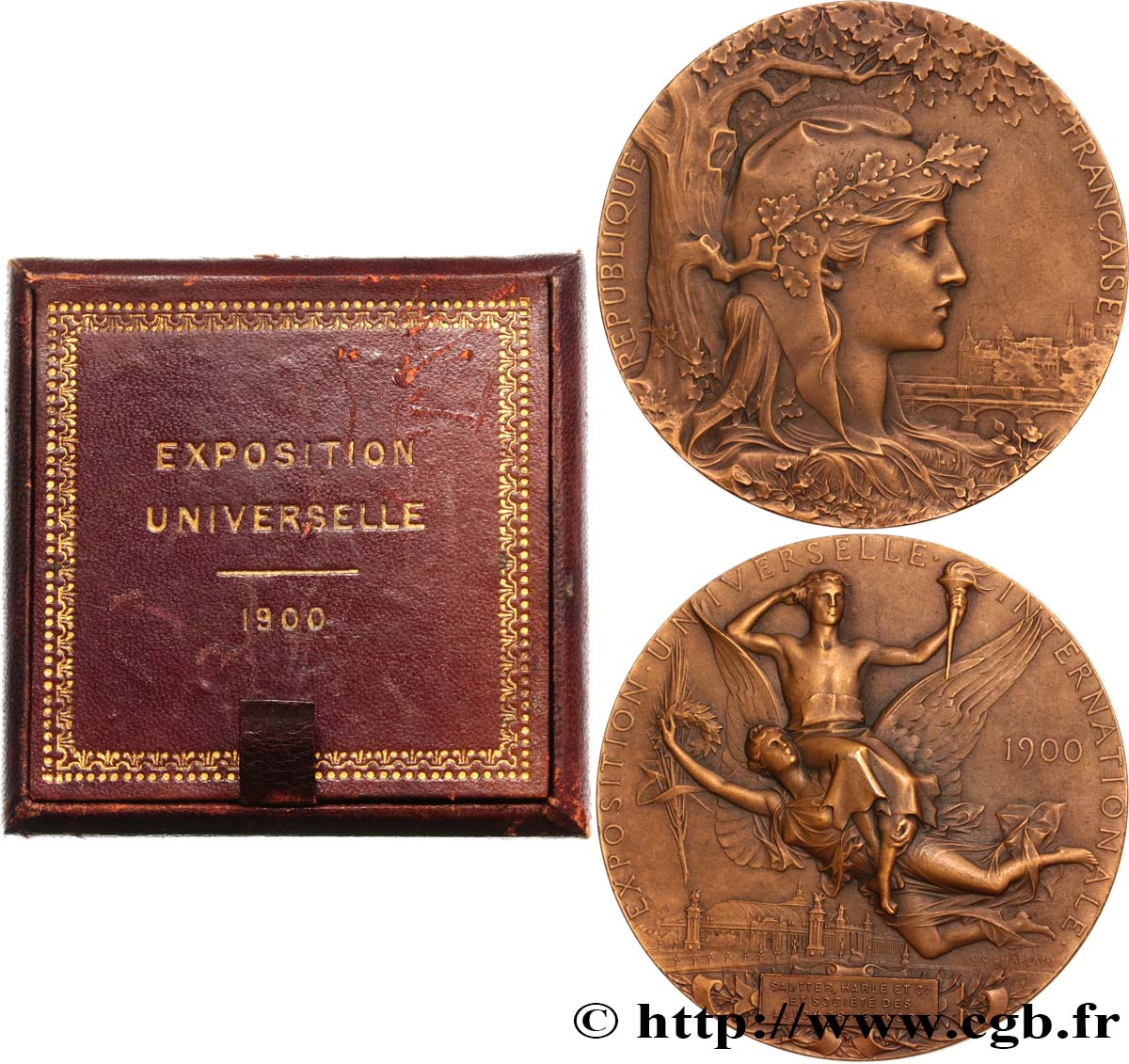 TERCERA REPUBLICA FRANCESA Médaille de l’exposition universelle de Paris EBC