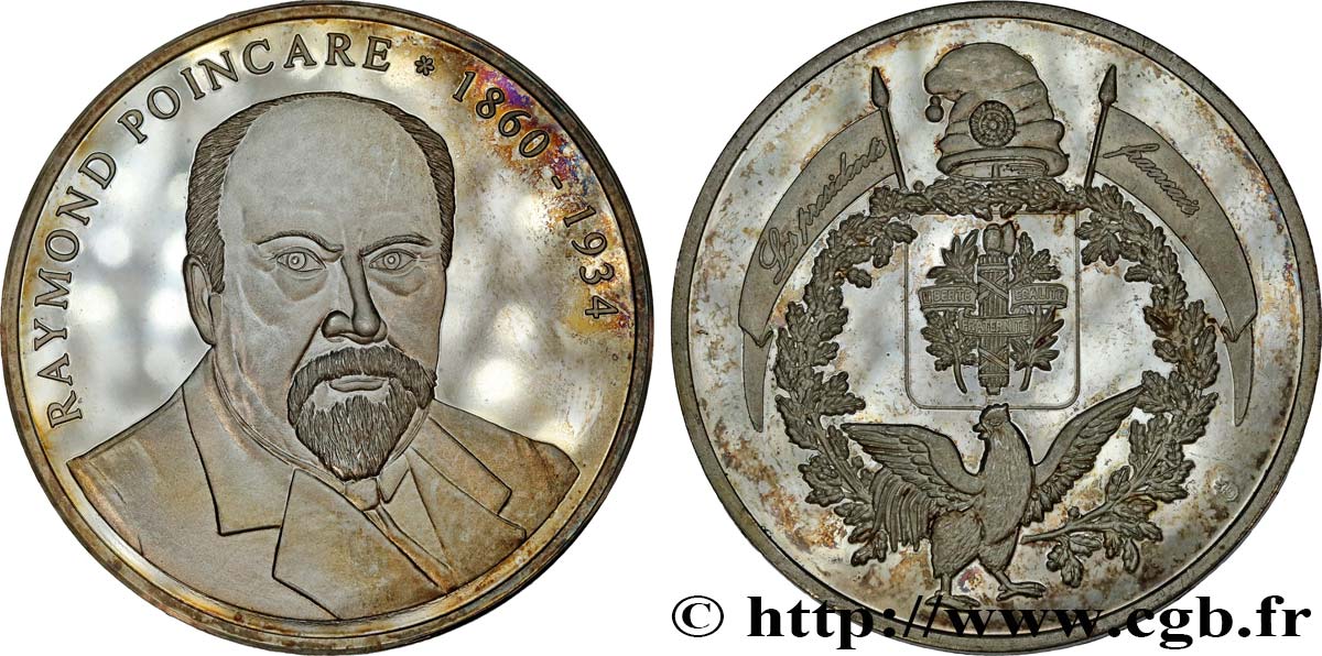 III REPUBLIC Médaille, Raymond Poincaré AU