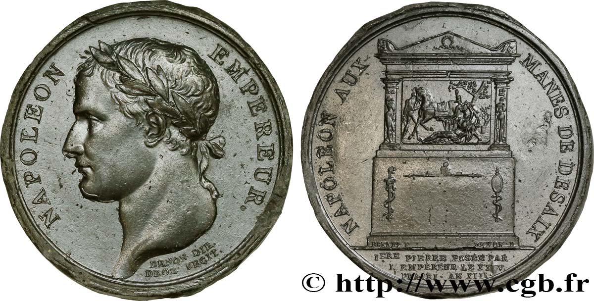PRIMO IMPERO Médaille du tombeau de Desaix q.SPL