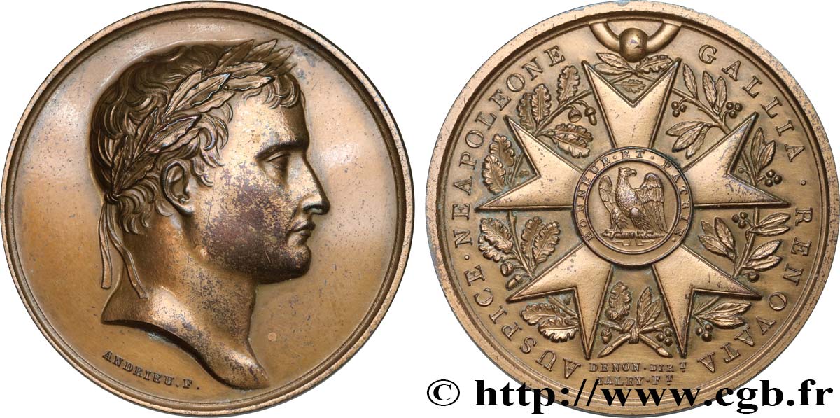 PREMIER EMPIRE / FIRST FRENCH EMPIRE Médaille, Légion d’honneur XF