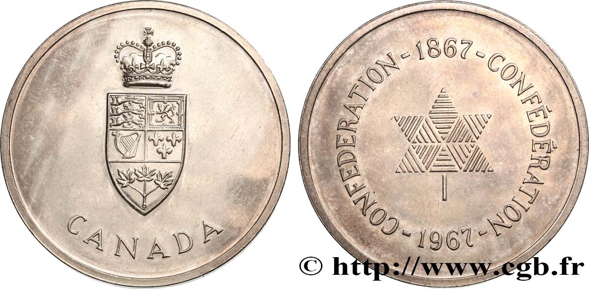 CANADA Médaille du centenaire de la confédération SPL