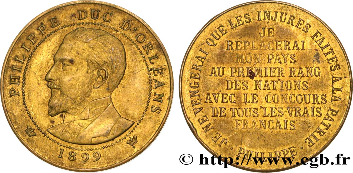 TERZA REPUBBLICA FRANCESE Médaille de propagande q.SPL