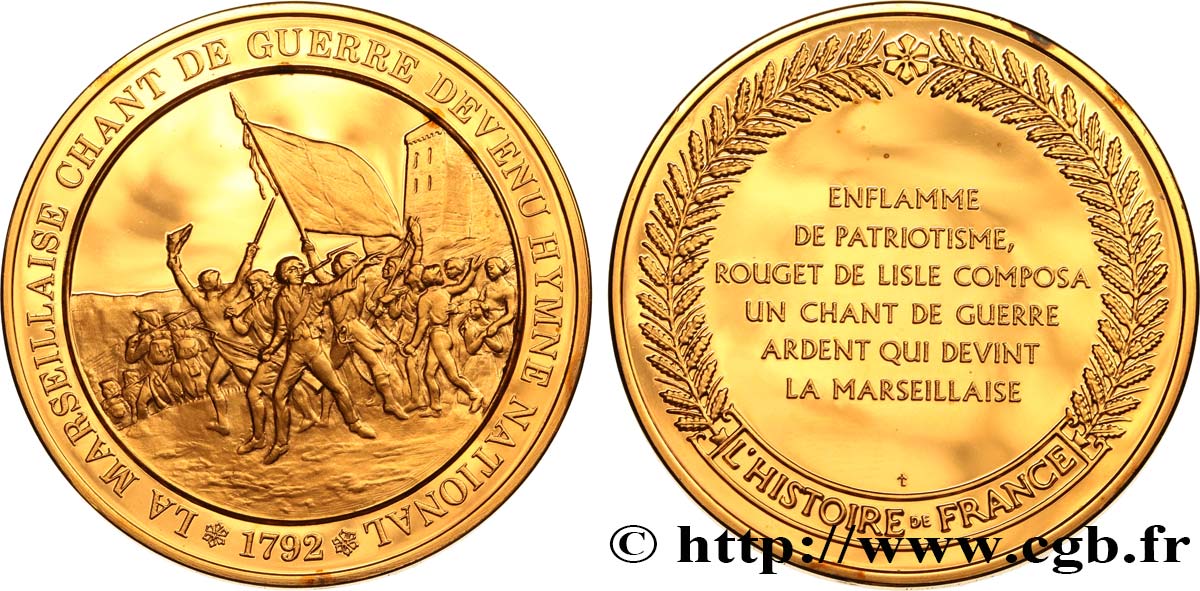 HISTOIRE DE FRANCE Médaille, la Marseillaise SPL